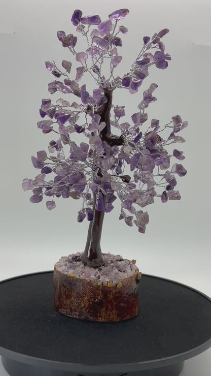 Home & Office Decor, Crystal Trees, Amethyst - (DCT-04)