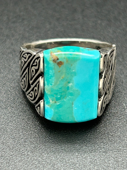 Men's Ring, Turquoise,  Size 12 (JMR 11)