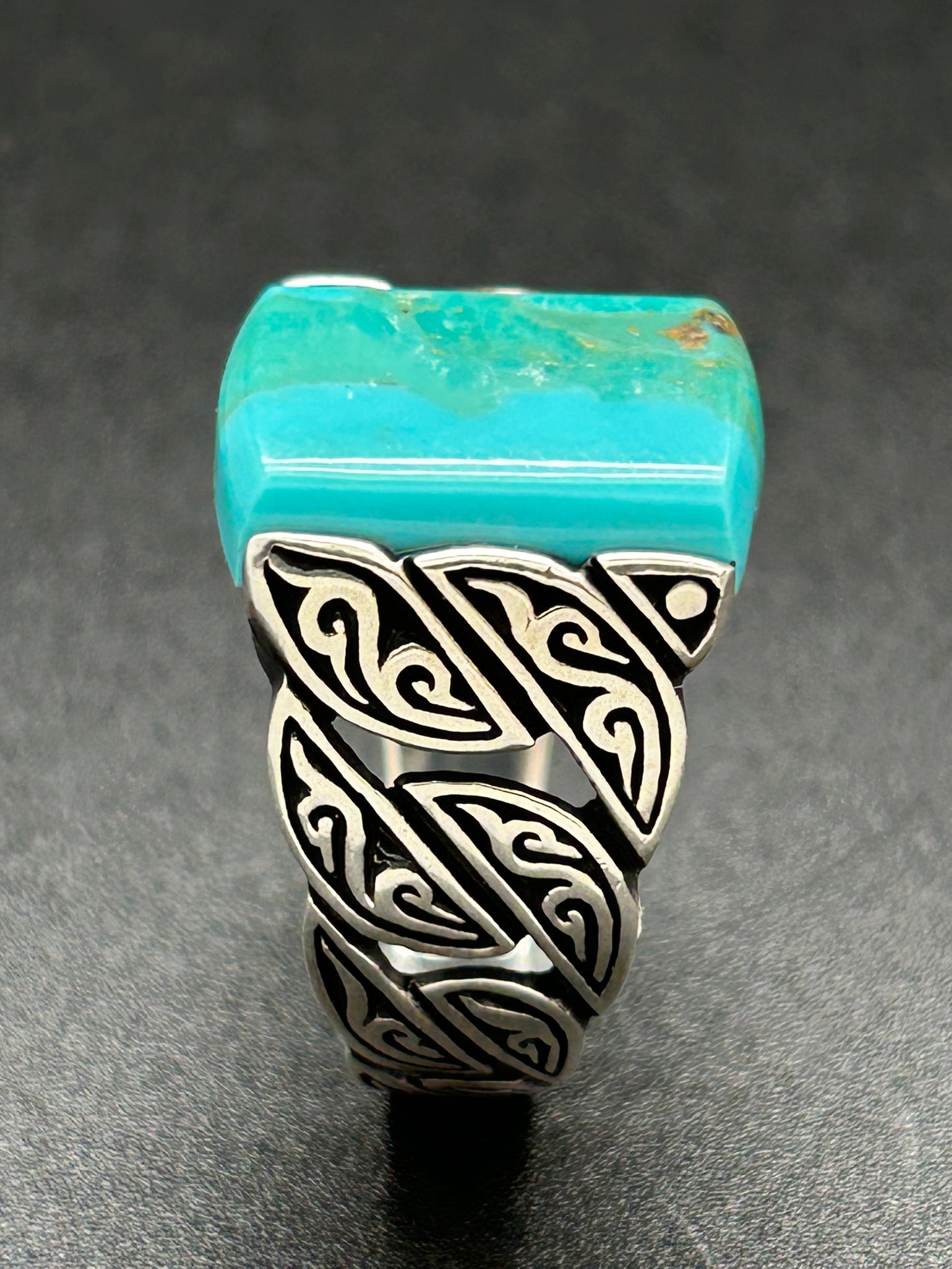 Men's Ring, Turquoise,  Size 12 (JMR 11)