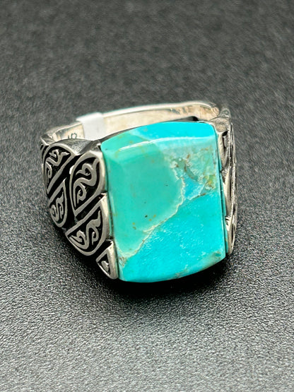 Men's Ring, Turquoise,  Size 10 (JMR 13)