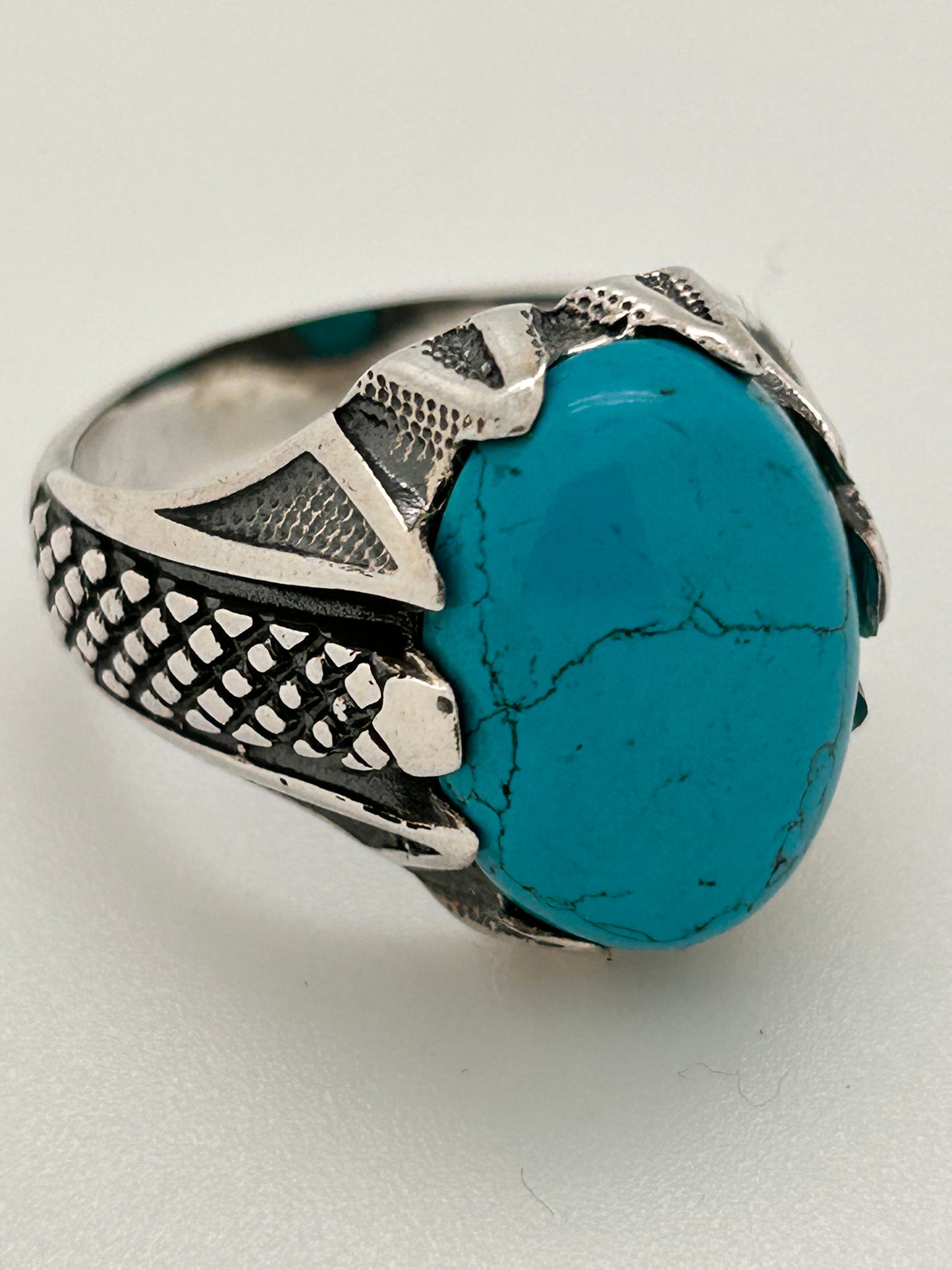 Men's Ring, Turquoise, - Size 10 (JMR 14)