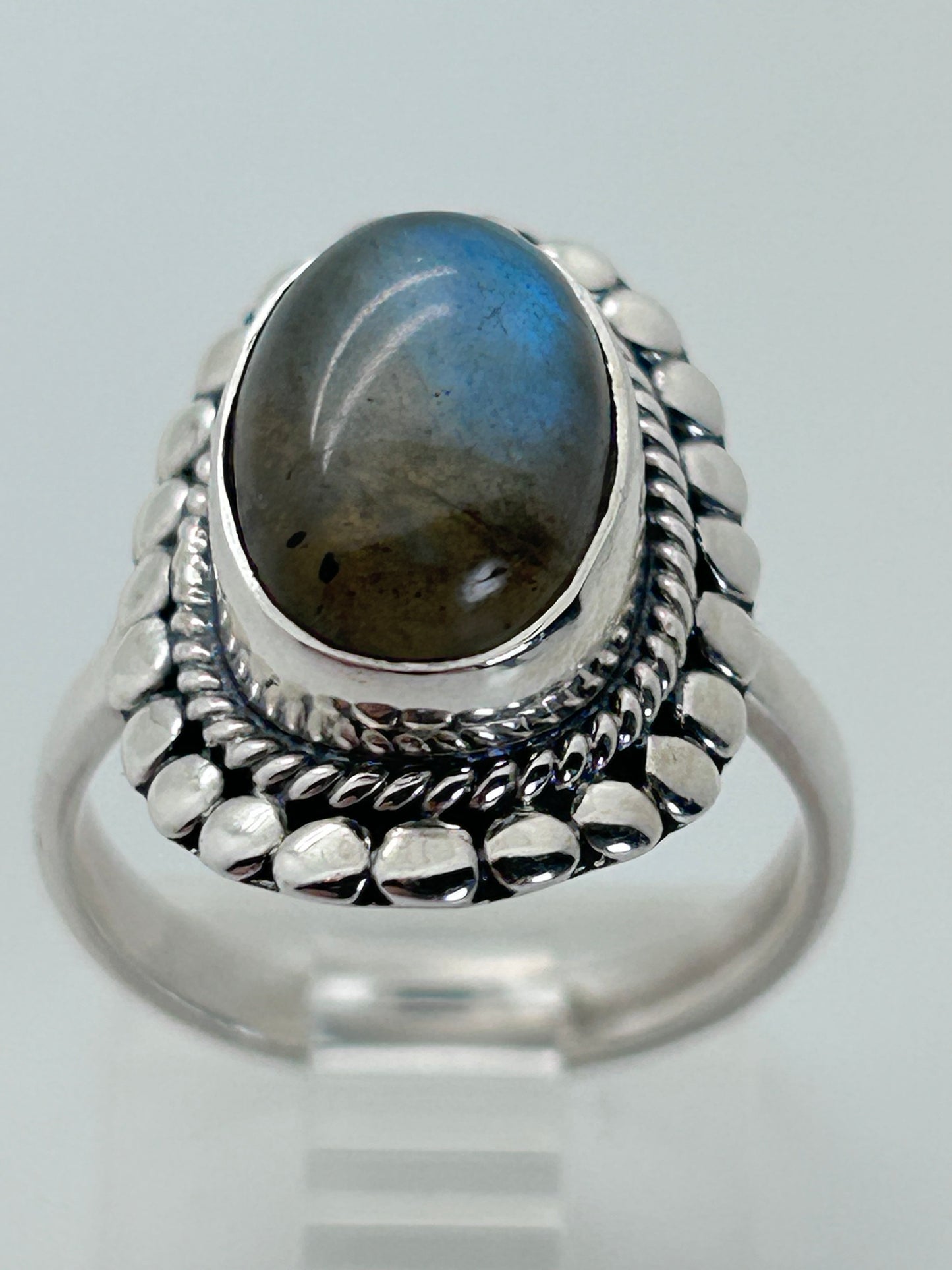 Jewelry, Woman's Ring, Labradorite, Oval, Size 6 - SKU(JWR-36)