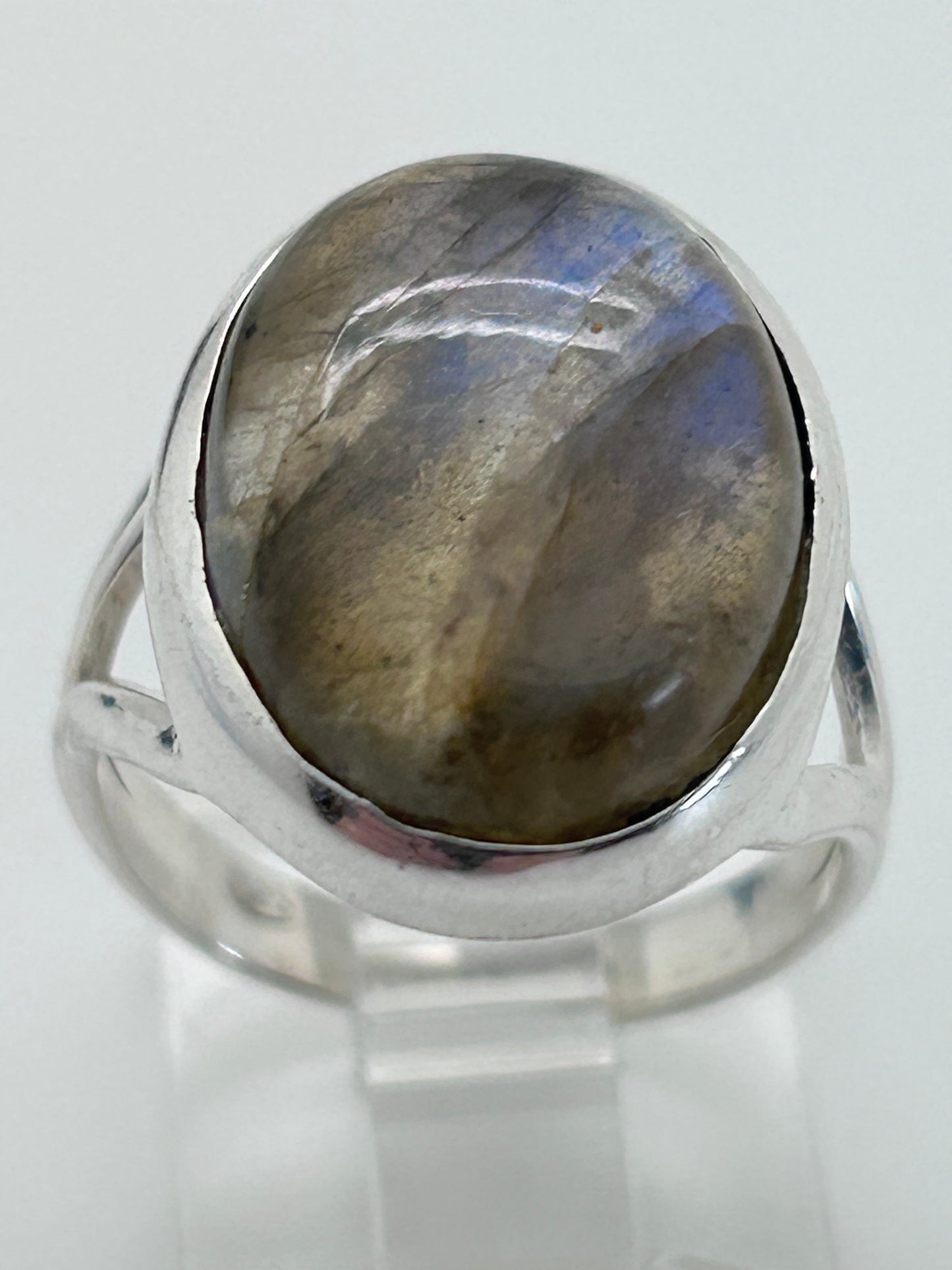 Jewelry, Woman's Ring, Labradorite, Oval, Sterling Silver Base, S9 - SKU(JWR-38)