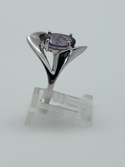 Jewelry, Women's Ring, Amethyst, Rd, 3ct, Size 7 - (JWR-57)