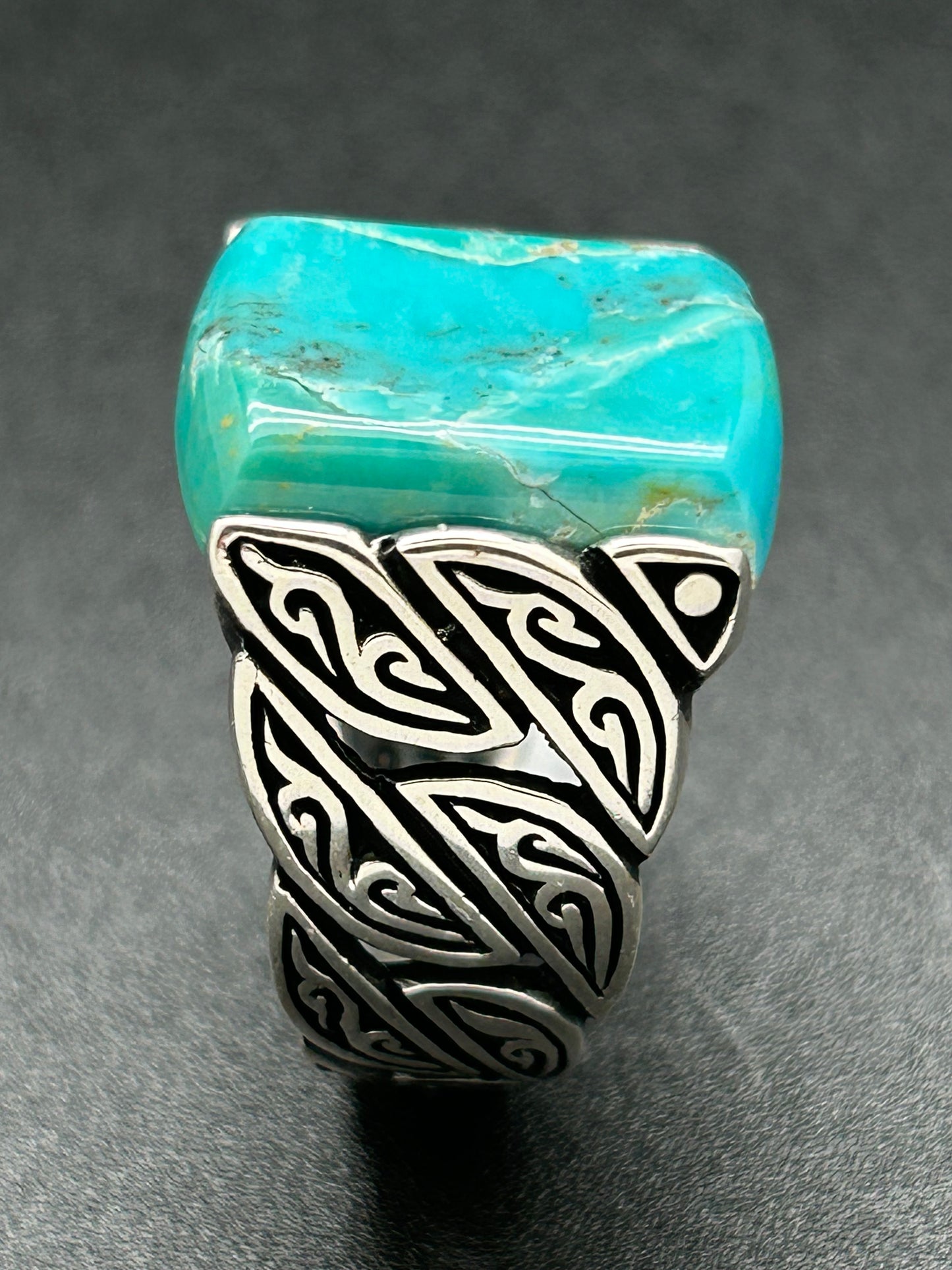 Men's Ring, Turquoise,  Size 9 (JMR 10)