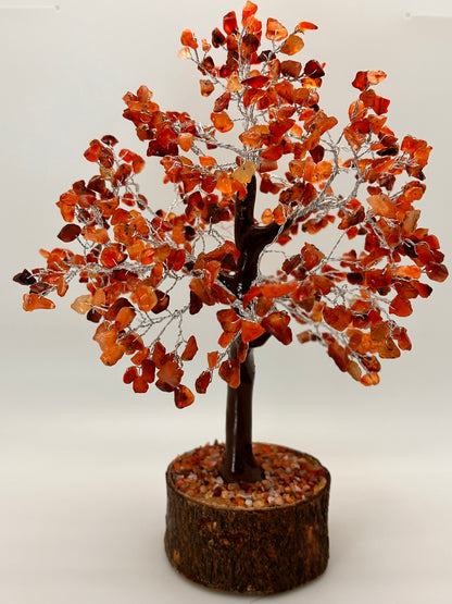 Home & Office Decor, Crystal Trees, Carnelian - (DCT-01)