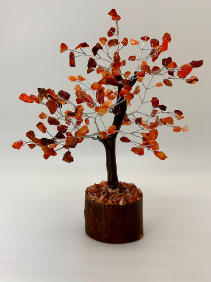 Home & Office Decor, Crystal Trees, Carnelian - (DCT-01)