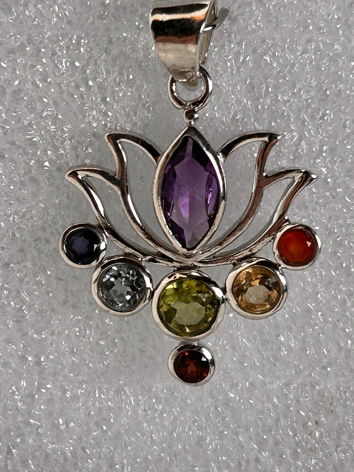 Jewelry, Pendant, 7 Chakra Stones, Unisex - SKU(JP-09)