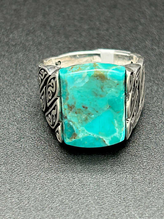 Men's Ring, Turquoise,  Size 11 (JMR 12)